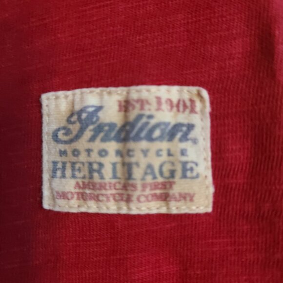 Indian Motorcycle Embroidered Wrecking Crew Large Long Sleeve Jersey Shirt - Picture 5 of 7